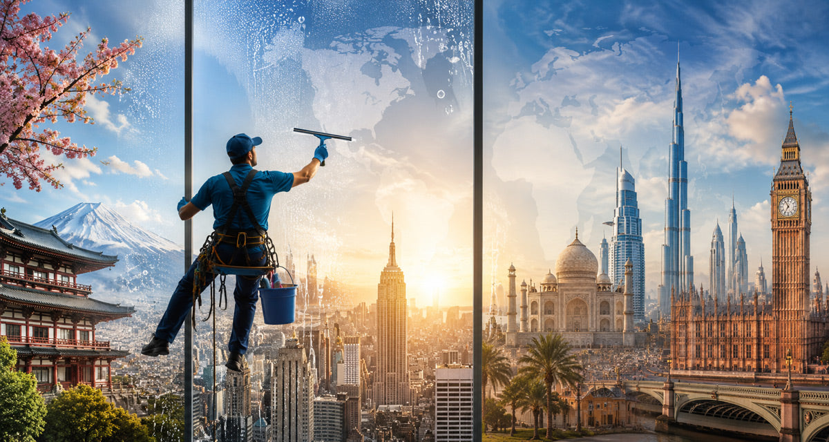 From professional window cleaning and glass restoration to pressure washing, parking deck cleaning, awning cleaning, and exterior maintenance, JOFFIE helps commercial properties stay clean, safe, and impressive all summer long.
